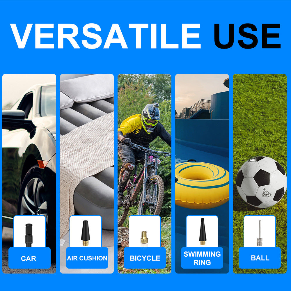 Portable Mini Air Inflator with Chargeable Battery and Digital Display - Effortless Tire Inflation Anywhere
